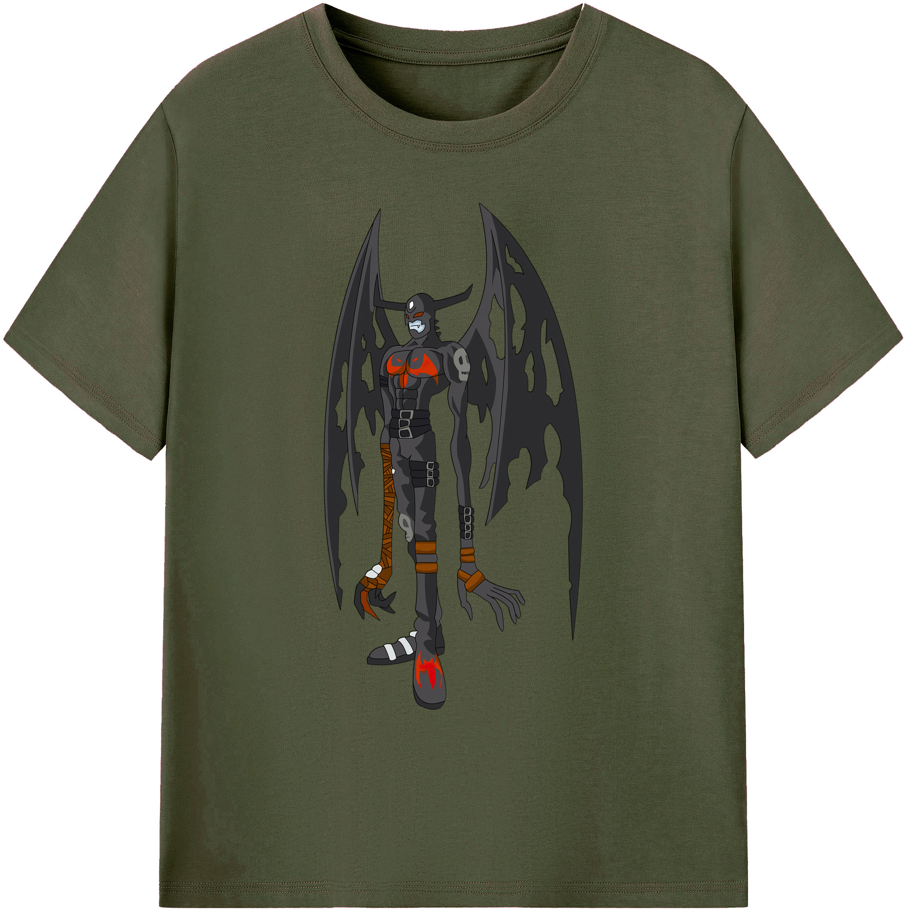 （画像用） Digimon デジタルモンスター/デジモン 綿100％ メンズ半袖Tシャツ｜肌触りやわらか＆通気性